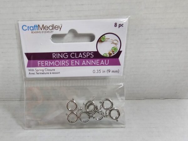 Ring Clasps With Spring Closure - Image 2